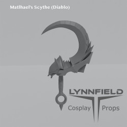 Malthael scythe from Diablo 3D print model
