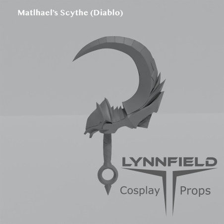 Malthael scythe from Diablo 3D print model