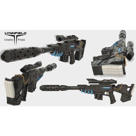 Nova 's cannister rifle Starcraft 3D model